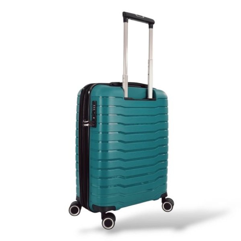  Βαλίτσα Καμπίνας RAIN RB80134C- 55εκ Πετρόλ 