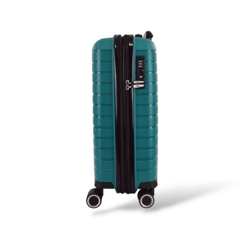  Βαλίτσα Καμπίνας RAIN RB80134C- 55εκ Πετρόλ 