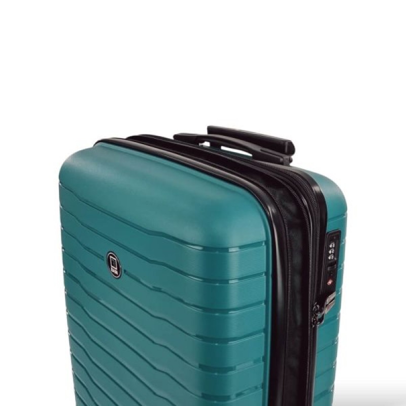  Βαλίτσα Καμπίνας RAIN RB80134C- 55εκ Πετρόλ 