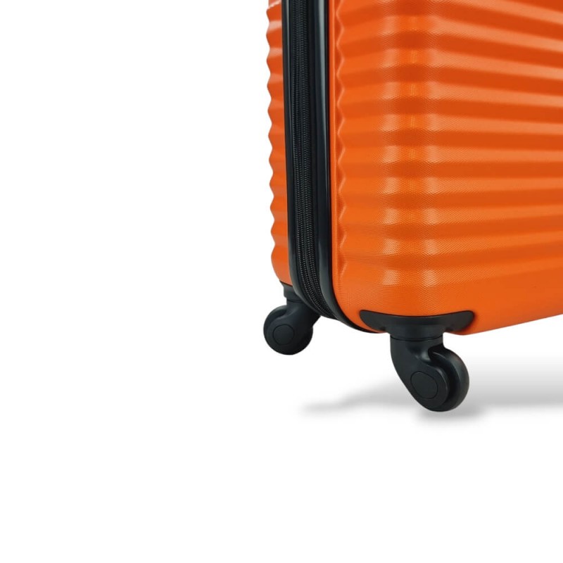 Σκληρή Βαλίτσα Καμπίνας 55x40x20 +5cm Επέκταση RAIN RB80139C.ΠΟΡΤΟΚΑΛΙ