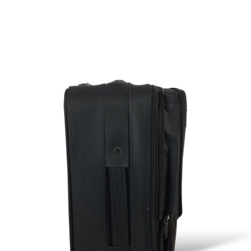 Βαλίτσα Καμπίνας Forecast 5703C 55x38x20 +5cm 45lt ΜΑΥΡΟ