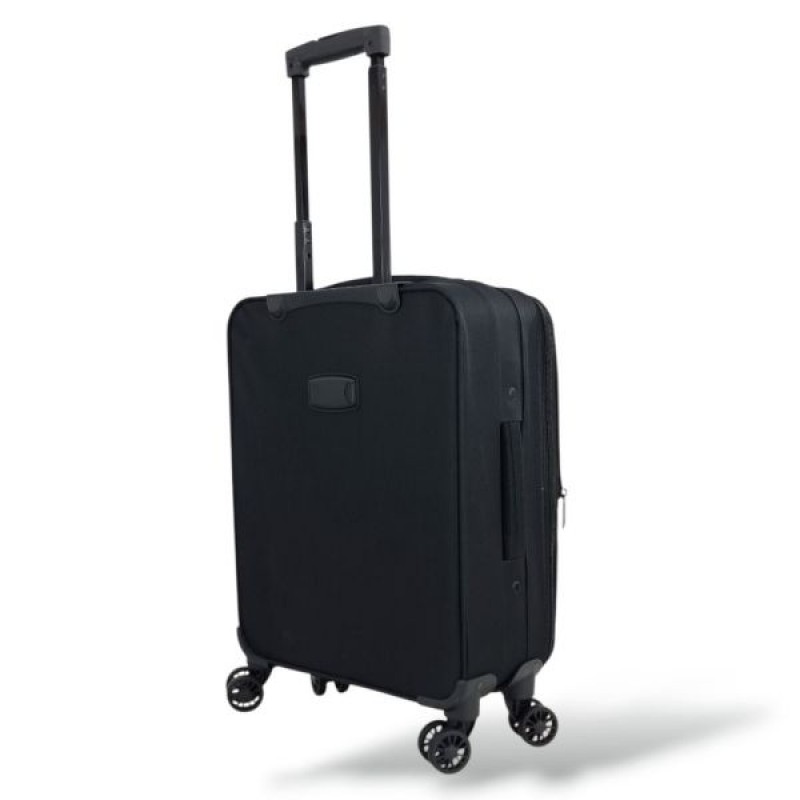 Βαλίτσα Καμπίνας Forecast 5703C 55x38x20 +5cm 45lt ΜΑΥΡΟ