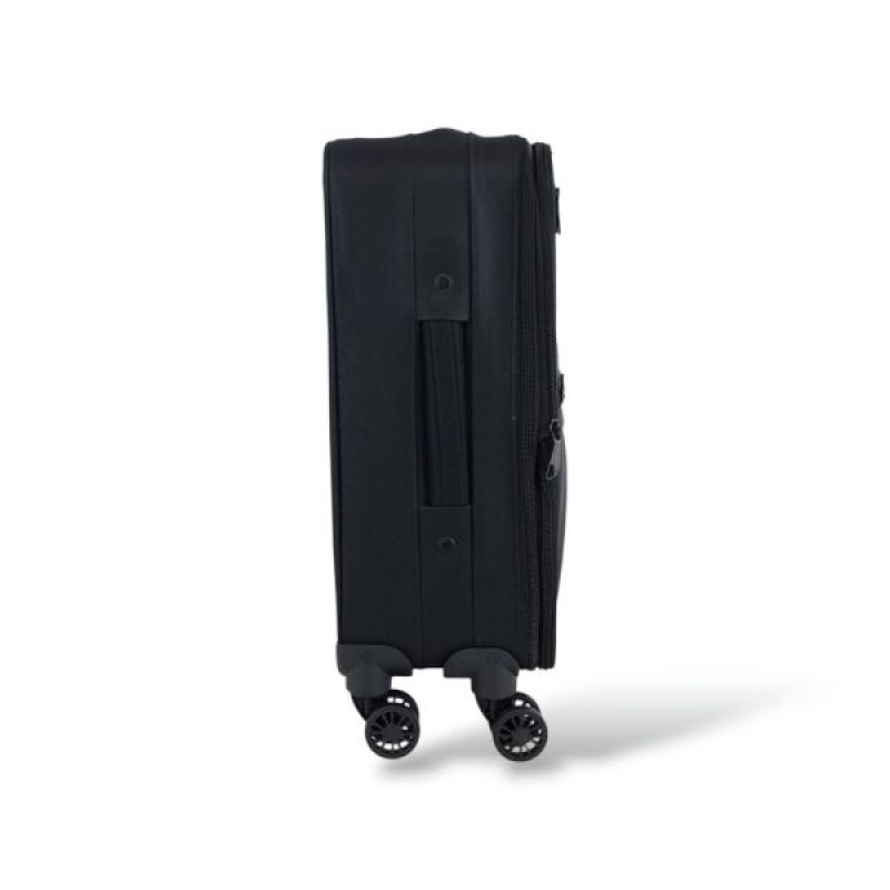 Βαλίτσα Καμπίνας Forecast 5703C 55x38x20 +5cm 45lt ΜΑΥΡΟ