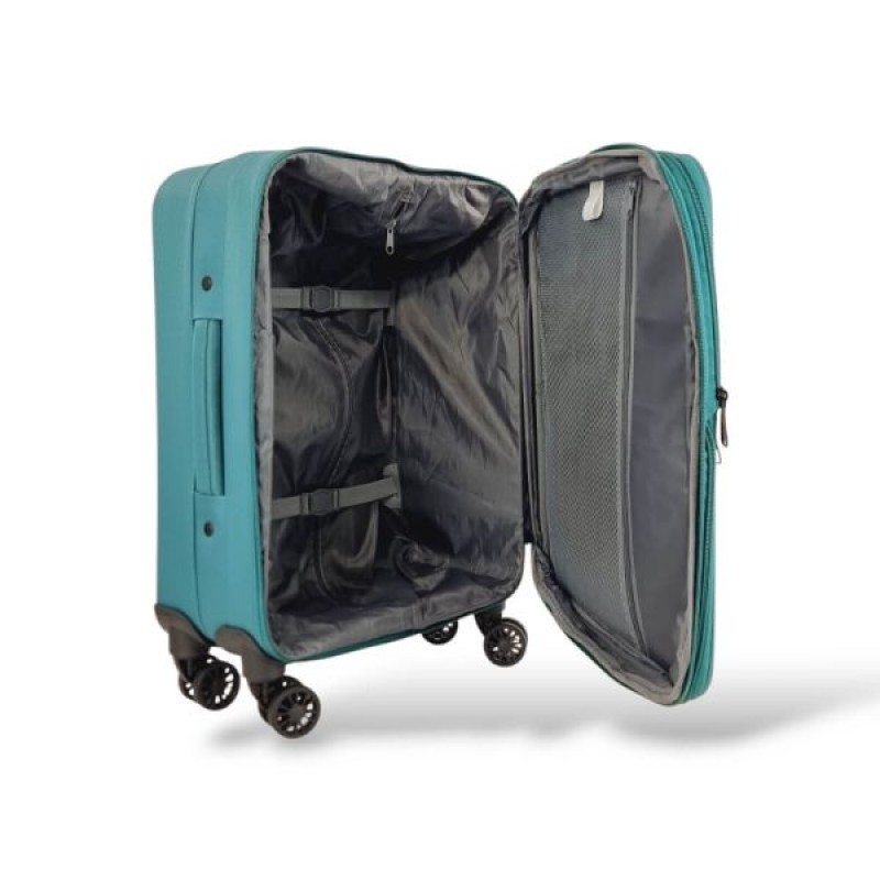 Βαλίτσα Καμπίνας Forecast 5703C 55x38x20 +5cm 45lt ΠΡΑΣΙΝΟ 