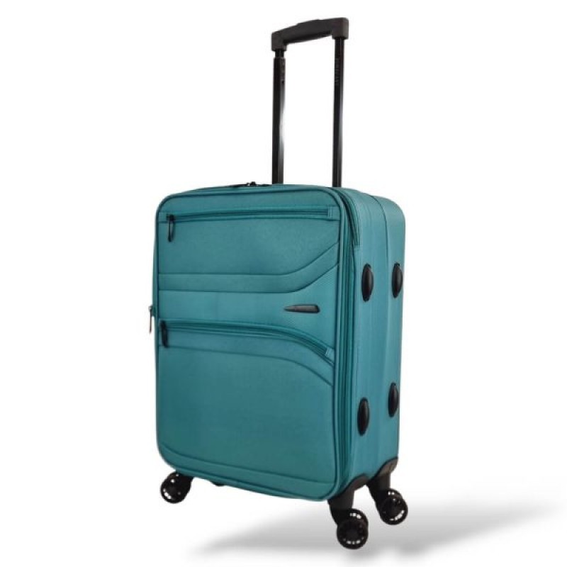 Βαλίτσα Καμπίνας Forecast 5703C 55x38x20 +5cm 45lt ΠΡΑΣΙΝΟ 